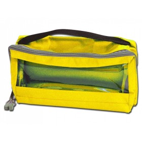 Handväska e3 - vadderad med handtag - gul