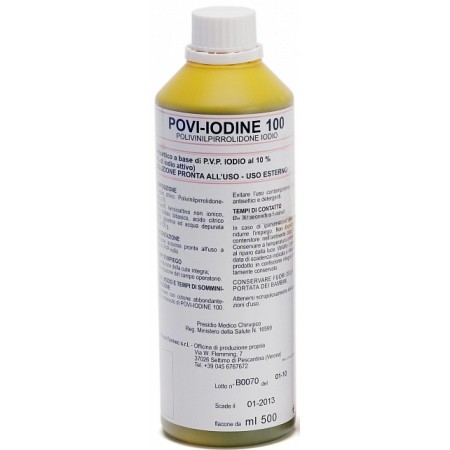 Iodopovidone al 10% in flacone da 500 ml