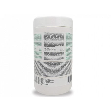 Germocid wipes - salviettine - alcol 15% - tubetto