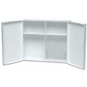 Armadietto vuoto in plastica , 2 ante