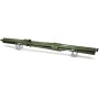 Barella militare pieghevole con telo verde