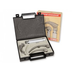 Laryngoscope set 3 blades - blades mc intosh 2-3-4