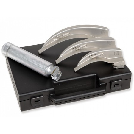 Set laringoscopio 3 lame - lame mc intosh 2-3-4