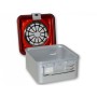 Container con filtro piccolo h150 mm - rosso