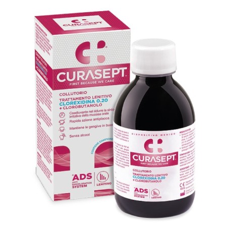 Collutorio curasept ads 020 trattamento lenitivo 200 ml