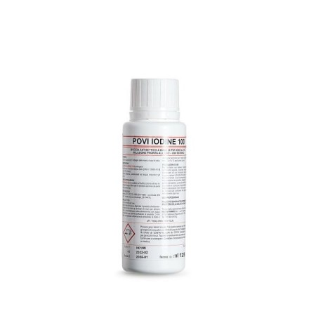 Iodopovidone al 10% in flacone da 125 ml povi iodine 100