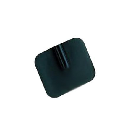 Elettrodo in gomma 46x50 mm sottile con attacco 2 mm femmina