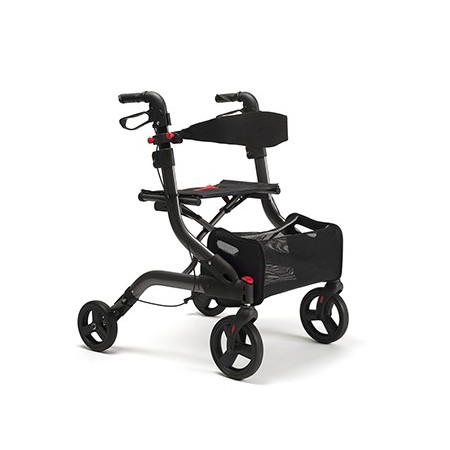 Rollator con porta bastone e supporto schiena vermeiren four light