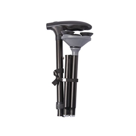 Bastone con ventose e luce led - nero