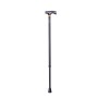 Bastone in alluminio anodizzato con puntali antiscivolo regolabile in altezza