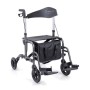 Rollator pieghevole in alluminio verniciato regolabile in altezza, gaya 2.0