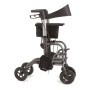 Rollator pieghevole in alluminio verniciato regolabile in altezza, gaya 2.0