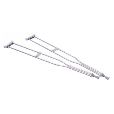 Coppia di stampelle sottoascellari - da 112,5 a cm 140