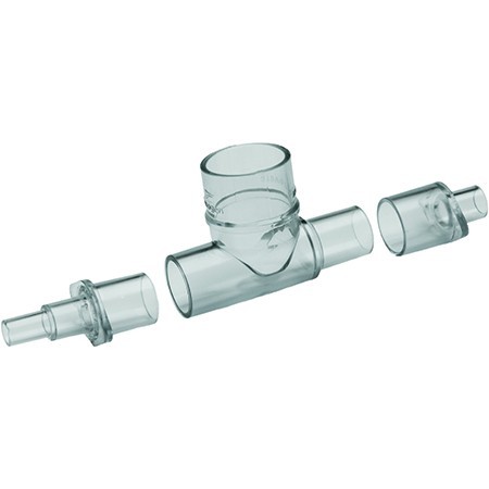 Connettore a t, per aerogen solo, neonatale - monouso (confezione da 10)