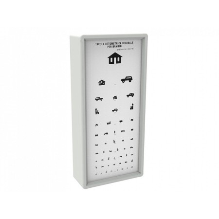 Ottotipo luminoso pediatrico - 3 metri