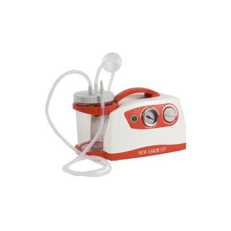 Aspiratore chirurgico new askir 30 12v vaso 1 lt - da ambulanza solo con cavo auto 12v