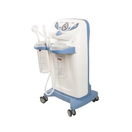 Aspiratore chirurgico new hospivac 400 con 2 vasi da 2l, comando a pedale e deviatore di flusso
