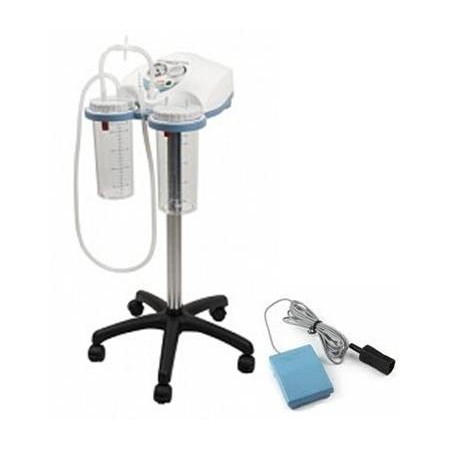 Aspiratore chirurgico new askir c30 2 vasi da 2 lt con comando a pedale re 410250/01