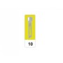 Lama gouge gima - n. 10 - sterile - conf. 50 pz.