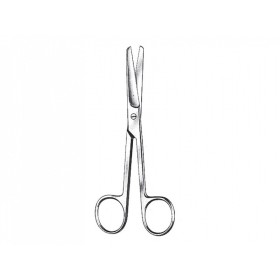 Egyenes olló - tompa hegyű - 11,5 cm