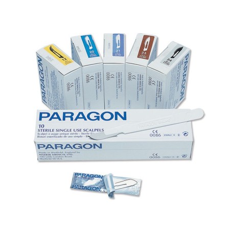 Bisturi paragon n.12 - monouso sterili - conf. 10 pz.
