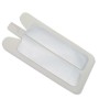Piastre neutre monouso bipartite per adulti 216x106 mm f7820