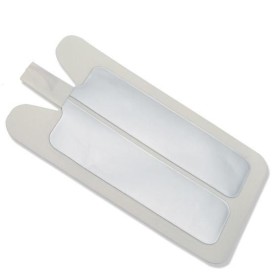 Farfurii neutre bipartite de unică folosință pentru adulți 216x106 mm f7820