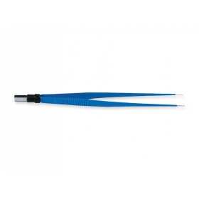 Pęseta bipolarna prosta 18 cm - końcówki 1 mm