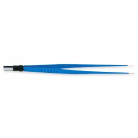 Forceps bipolar drept 20 cm - vârfuri de 0,3 mm
