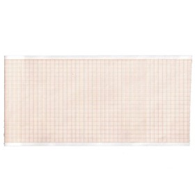 Termiskt ecg-papper 110x20 mmxm - orange rutnätspaket - 10 rullar