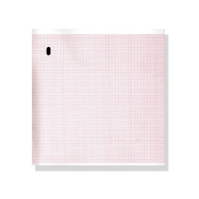Ecg thermal paper 215x280 mmxm - orange grid pack - 1 pack