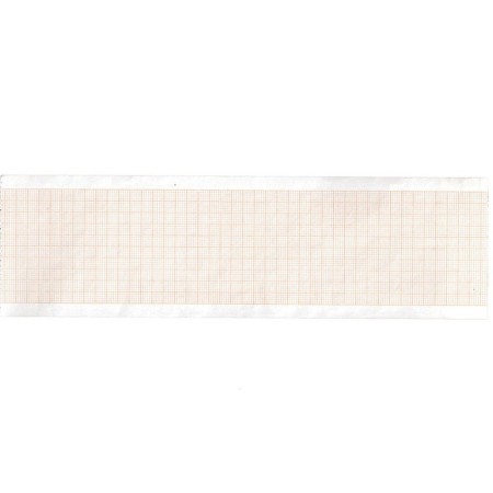 Carta termica ecg 63x30 mmxm - rotolo griglia arancio - conf. 20 rotoli