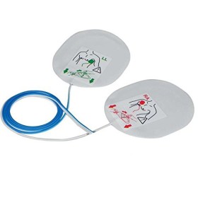 Paire de plaques pour défibrillateur defibtech lifeline aed - 1 paire f7966w