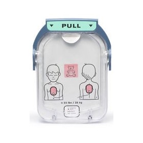 Paire de plaques de dea pédiatrique philips hs1 heartstart