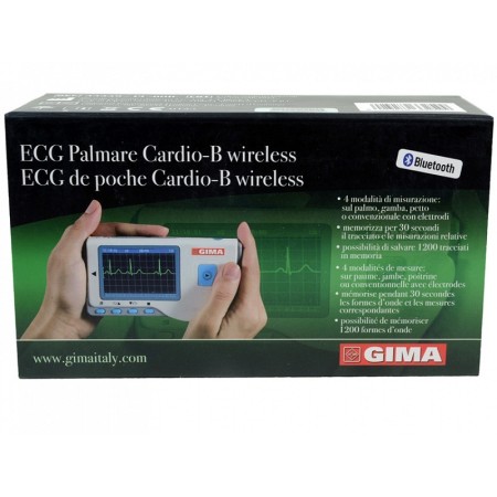 Ecg palmare cardio b bluetooth con software e 17 referti