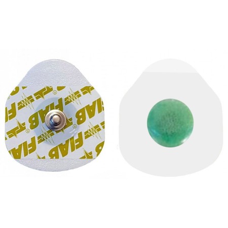 Elettrodi pregellati in foam per ecg ovali 36x40 mm f9089gl - ag/agcl - confez. da 50 elettrodi