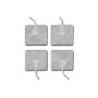 Elettrodi per elettrostimolazione e tens 46x47 mm con cavetto - conf. 4 pz.