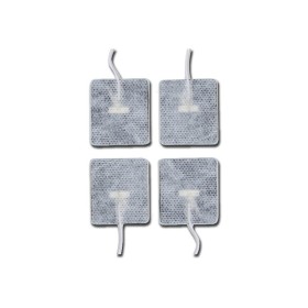 Électrodes pré-gélifiées 45x35 mm avec câble - pack 4 pièces.