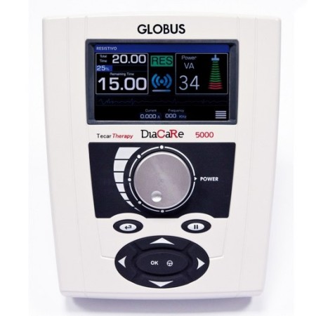 Globus diacare 5000 re tecar terapia - display touch a colori con sistema ricarica