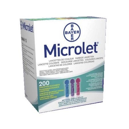 Microlet aghi ricambio 200 pz.