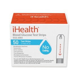 Ihealth blood glucose strips for 23510 - pack. 50 pcs.