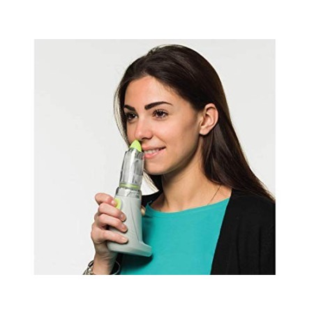 Rinowash ego - doccia nasale micronizzata portatile per terapia aerosolica con campana universale