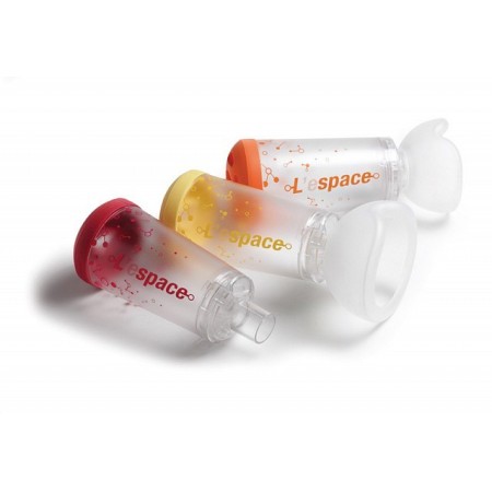 Distanziatore espace infant 0-2 anni con maschera arancio