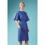 Camice monouso a manica corta in tnt azzurro - 50 pz.