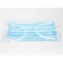Gisafe mascherina chirurgica filtrante 98% 3 veli tipo iir con elastici - adulti - azzurra - imbustata singolarmente - scatola -