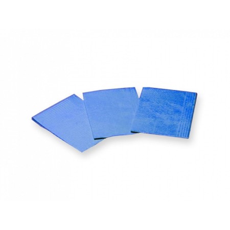 Salviettine politenate 33x45 cm - blu - conf. 500 pz.