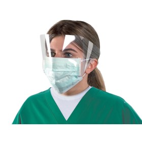 Maskop z zawijanym daszkiem - gumki - komplet 50 szt.
