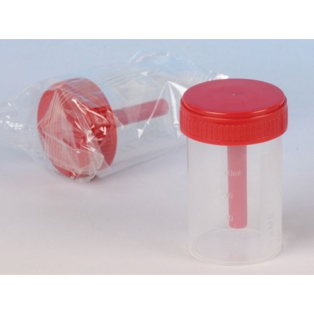 Contenitore feci 60 ml - sterile - conf. 500 pz.