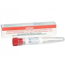 Probówka do badania moczu 12 ml - pudełko pojedyncze - sterylna - opakowanie 100 sztuk.