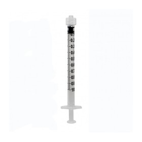 Seringa sem agulha rays 11ll luer lock 1 ml - 100 unidades.